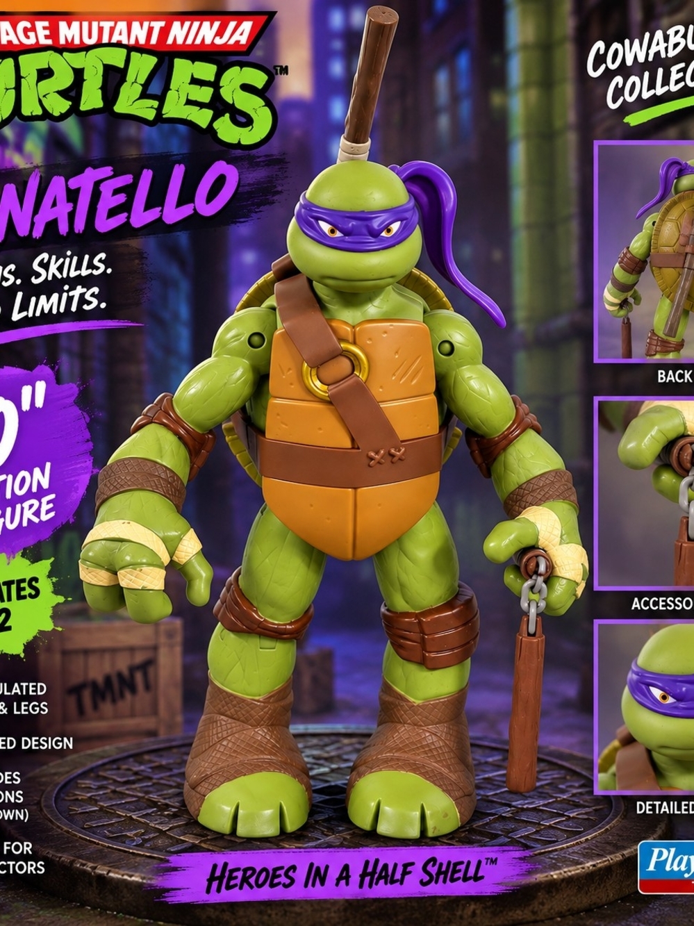 Teenage Mutant Ninja Turtles Donatello 10" Figure Playmates 2012